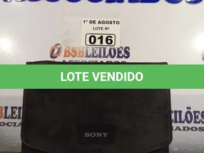 LOTE 016 - 01 APARELHO DIGITAL ÁUDIO TAPE-RECORDER MARCA SONY MODELO TCD-D10. (NO ESTADO, LEILÃO NÃO TEM GARANTIA E NEM DEVOLUÇÃO, SUJEITO A POSSÍVEIS AVARIAS VISÍVEIS/OCULTAS E/OU AUSÊNCIA DE COMPONENTES).