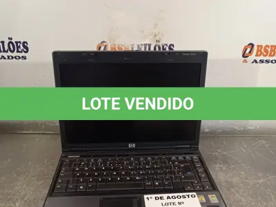 LOTE 043 - 01 NOTEBOOK MARCA HP. (NO ESTADO, LEILÃO NÃO TEM GARANTIA E NEM DEVOLUÇÃO, SUJEITO A POSSÍVEIS AVARIAS VISÍVEIS/OCULTAS E/OU AUSÊNCIA DE COMPONENTES).