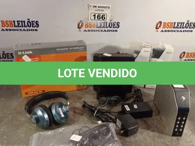 LOTE 166 - 01 ROTEADOR TPLINK, 03 FONES DE OUVIDO E ELETRÔNICOS DIVERSOS. (NO ESTADO, LEILÃO NÃO TEM GARANTIA E NEM DEVOLUÇÃO, SUJEITO A POSSÍVEIS AVARIAS VISÍVEIS/OCULTAS E/OU AUSÊNCIA DE COMPONENTES).