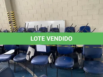 LOTE 609 - 30 CADEIRAS UNIVERSITARIAS COM PRANCHETA . (UNIDADE: A-005 - PORTO ALEGRE/RS - LOCAL DE RETIRADA: AVENIDA JOSÉ ALOÍSIO FILHO, Nº 695 BAIRRO HUMAITÁ – PORTO ALEGRE/RS – CEP: 90.250-180)