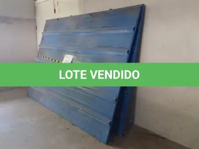 LOTE 305 - 02 PORTÕES EM FERRO COR AZUL (UNIDADE: A-018 - RECIFE/PE - LOCAL DE RETIRADA: AVENIDA BEBERIBE, 3620 - BEBERIBE - RECIFE/PE - CEP: 52.130-547)