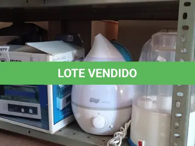 LOTE 187 - 02 NEBULIZADORES E 07 UMIDIFICADORES DE AR MARCAS E MODELOS DIVERSOS. (NO ESTADO, LEILÃO NÃO TEM GARANTIA E NEM DEVOLUÇÃO, SUJEITO A POSSÍVEIS AVARIAS VISÍVEIS/OCULTAS E/OU AUSÊNCIA DE COMPONENTES).