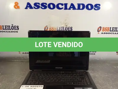 LOTE 034 - 01 NOTEBOOK MARCA MEGAWARE. (NO ESTADO, LEILÃO NÃO TEM GARANTIA E NEM DEVOLUÇÃO, SUJEITO A POSSÍVEIS AVARIAS VISÍVEIS/OCULTAS E/OU AUSÊNCIA DE COMPONENTES).