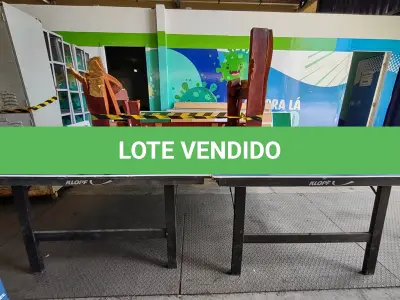 LOTE 270 - MESA PING PONG + MESA DE TOTÓ (SUCATA) (UNIDADE: A-018 - RECIFE/PE - LOCAL DE RETIRADA: AVENIDA BEBERIBE, 3620 - BEBERIBE - RECIFE/PE - CEP: 52.130-547)