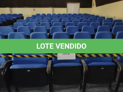LOTE 299 - 107 CADEIRAS DE AUDITÓRIO (UNIDADE: A-018 - RECIFE/PE - LOCAL DE RETIRADA: AVENIDA BEBERIBE, 3620 - BEBERIBE - RECIFE/PE - CEP: 52.130-547)