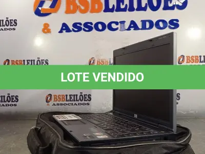 LOTE 033 - 01 NOTEBOOK MARCA HP COM MALETA. (NO ESTADO, LEILÃO NÃO TEM GARANTIA E NEM DEVOLUÇÃO, SUJEITO A POSSÍVEIS AVARIAS VISÍVEIS/OCULTAS E/OU AUSÊNCIA DE COMPONENTES).