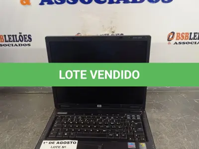LOTE 082 - 01 NOTEBOOK MARCA HP COMPAQ 6120. (NO ESTADO, LEILÃO NÃO TEM GARANTIA E NEM DEVOLUÇÃO, SUJEITO A POSSÍVEIS AVARIAS VISÍVEIS/OCULTAS E/OU AUSÊNCIA DE COMPONENTES).