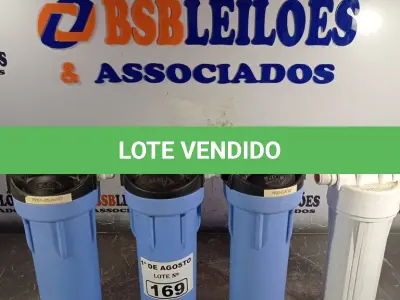 LOTE 169 - 04 FILTROS TIPO CAVALETE PARA CAIXA D’AGUA. (NO ESTADO, LEILÃO NÃO TEM GARANTIA E NEM DEVOLUÇÃO, SUJEITO A POSSÍVEIS AVARIAS VISÍVEIS/OCULTAS E/OU AUSÊNCIA DE COMPONENTES).