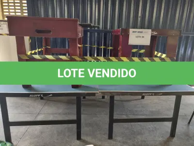 LOTE 269 - MESA PING PONG + MESA DE TOTÓ + MESA DE XADREZ (UNIDADE: A-018 - RECIFE/PE - LOCAL DE RETIRADA: AVENIDA BEBERIBE, 3620 - BEBERIBE - RECIFE/PE - CEP: 52.130-547)