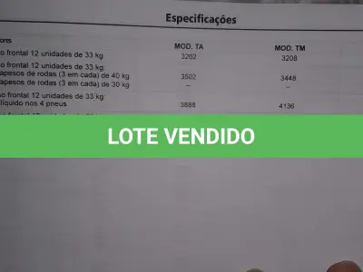 LOTE 001 - 01 TRATOR YANMAR 1185S TURBO 4X4 ANO 2016 COM CREEPER/REDUTOR DE VELOCIDADE ,MOTOR YANMAR 4 CILINDROS TURBO DE 85 CV DE POTENCIA,EQUIPADO COM PESOS DIANTEIROS E COMANDO HIDRÁULICO DUPLO DE 4 SAÍDAS , HORIMETRO ENCONTRA-SE COM : 2330 HORAS,PINTURA ORIGINAL TRATOR SEMI NOVO EM PERFEITO ESTADO DE MECÂNICA E PARTE ELÉTRICA TUDO FUNCIONANDO (NO ESTADO) (VISITAÇÃO AGENDAR 61-98153-0503 JÚNIOR)