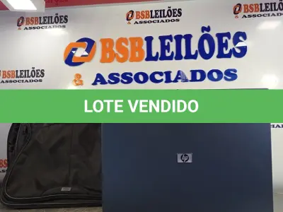 LOTE 014 - 01 NOTEBOOK MARCA HP COM MALETA. (NO ESTADO, LEILÃO NÃO TEM GARANTIA E NEM DEVOLUÇÃO, SUJEITO A POSSÍVEIS AVARIAS VISÍVEIS/OCULTAS E/OU AUSÊNCIA DE COMPONENTES).