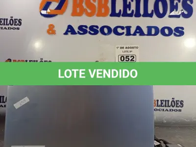 LOTE 052 - 01 NOTEBOOK MARCA LENOVO MODELO IDEAPAD 14” POL, PROCESSADOR INTEL PENTIUM SILVER N5030 CPU 1.10GHZ, 4GB DE RAM E 120GB DE SSD.  (NO ESTADO, LEILÃO NÃO TEM GARANTIA E NEM DEVOLUÇÃO, SUJEITO A POSSÍVEIS AVARIAS VISÍVEIS/OCULTAS E/OU AUSÊNCIA DE COMPONENTES).