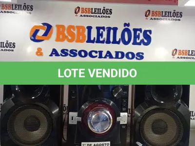 LOTE 096 - 01 APARELHO DE SOM 3X1 MARCA PANASONIC. (NO ESTADO, LEILÃO NÃO TEM GARANTIA E NEM DEVOLUÇÃO, SUJEITO A POSSÍVEIS AVARIAS VISÍVEIS/OCULTAS E/OU AUSÊNCIA DE COMPONENTES).