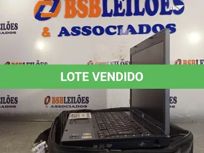 LOTE 039 - 01 NOTEBOOK MARCA HP COM MALETA. (NO ESTADO, LEILÃO NÃO TEM GARANTIA E NEM DEVOLUÇÃO, SUJEITO A POSSÍVEIS AVARIAS VISÍVEIS/OCULTAS E/OU AUSÊNCIA DE COMPONENTES).