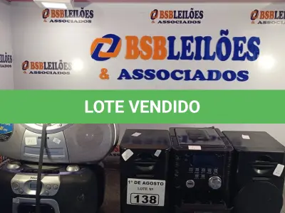 LOTE 138 - 03 APARELHOS DE SOM MARCAS E MODELOS DIVERSOS. (NO ESTADO, LEILÃO NÃO TEM GARANTIA E NEM DEVOLUÇÃO, SUJEITO A POSSÍVEIS AVARIAS VISÍVEIS/OCULTAS E/OU AUSÊNCIA DE COMPONENTES).