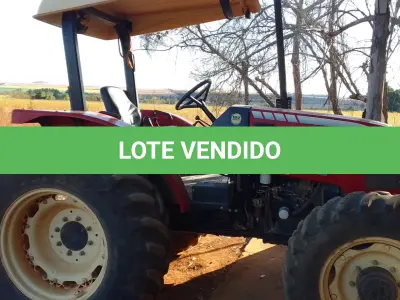 LOTE 001 - 01 TRATOR YANMAR 1185S TURBO 4X4 ANO 2016 COM CREEPER/REDUTOR DE VELOCIDADE ,MOTOR YANMAR 4 CILINDROS TURBO DE 85 CV DE POTENCIA,EQUIPADO COM PESOS DIANTEIROS E COMANDO HIDRÁULICO DUPLO DE 4 SAÍDAS , HORIMETRO ENCONTRA-SE COM : 2330 HORAS,PINTURA ORIGINAL TRATOR SEMI NOVO EM PERFEITO ESTADO DE MECÂNICA E PARTE ELÉTRICA TUDO FUNCIONANDO (NO ESTADO) (VISITAÇÃO AGENDAR 61-98153-0503 JÚNIOR)