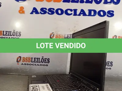 LOTE 048 - 01 NOTEBOOK MARCA LENOVO. (NO ESTADO, LEILÃO NÃO TEM GARANTIA E NEM DEVOLUÇÃO, SUJEITO A POSSÍVEIS AVARIAS VISÍVEIS/OCULTAS E/OU AUSÊNCIA DE COMPONENTES).