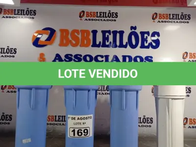 LOTE 169 - 04 FILTROS TIPO CAVALETE PARA CAIXA D’AGUA. (NO ESTADO, LEILÃO NÃO TEM GARANTIA E NEM DEVOLUÇÃO, SUJEITO A POSSÍVEIS AVARIAS VISÍVEIS/OCULTAS E/OU AUSÊNCIA DE COMPONENTES).