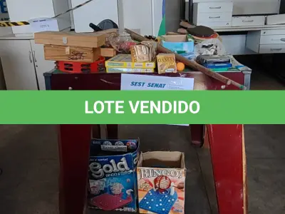 LOTE 246 - MESA DE DAMAS + JOGOS DIVERSOS (UNIDADE: A-018 - RECIFE/PE - LOCAL DE RETIRADA: AVENIDA BEBERIBE, 3620 - BEBERIBE - RECIFE/PE - CEP: 52.130-547)