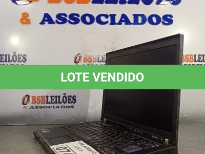 LOTE 074 - 01 NOTEBOOK MARCA LENOVO TD61. (NO ESTADO, LEILÃO NÃO TEM GARANTIA E NEM DEVOLUÇÃO, SUJEITO A POSSÍVEIS AVARIAS VISÍVEIS/OCULTAS E/OU AUSÊNCIA DE COMPONENTES).