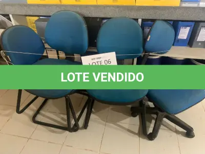 LOTE 091 - 4 CADEIRAS (UNIDADE: B-076 - SANTARÉM/PA - LOCAL DE RETIRADA: RODOVIA SANTARÉM CUIABÁ, BR 163, KM 05, S/N, BAIRRO MATINHA - SANTARÉM/PA - CEP: 68.030-000) 
