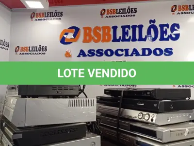 LOTE 181 - 10 APARELHOS DE DVD MARCAS E MODELOS DIVERSOS. (NO ESTADO, LEILÃO NÃO TEM GARANTIA E NEM DEVOLUÇÃO, SUJEITO A POSSÍVEIS AVARIAS VISÍVEIS/OCULTAS E/OU AUSÊNCIA DE COMPONENTES).