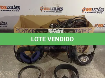 LOTE 167 - 01 LOTE COM VÁRIOS FONES DE OUVIDO MARCAS E MODELOS DIVERSOS. (NO ESTADO, LEILÃO NÃO TEM GARANTIA E NEM DEVOLUÇÃO, SUJEITO A POSSÍVEIS AVARIAS VISÍVEIS/OCULTAS E/OU AUSÊNCIA DE COMPONENTES).