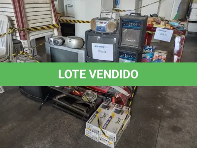 LOTE 251 - 03 CAIXAS DE SOM + 04 TVS + 04 RÁDIOS + 11 SUPORTES PARA TVS (UNIDADE: A-018 - RECIFE/PE - LOCAL DE RETIRADA: AVENIDA BEBERIBE, 3620 - BEBERIBE - RECIFE/PE - CEP: 52.130-547)