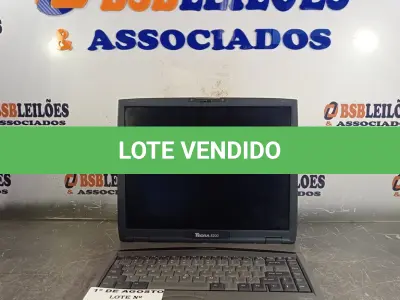 LOTE 006 - 01 NOTEBOOK MARCA TECRA PARA. (NO ESTADO, LEILÃO NÃO TEM GARANTIA E NEM DEVOLUÇÃO, SUJEITO A POSSÍVEIS AVARIAS VISÍVEIS/OCULTAS E/OU AUSÊNCIA DE COMPONENTES).