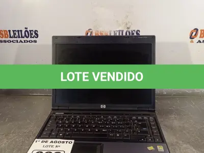 LOTE 083 - 01 NOTEBOOK MARCA HP COMPAQ 6515B. (NO ESTADO, LEILÃO NÃO TEM GARANTIA E NEM DEVOLUÇÃO, SUJEITO A POSSÍVEIS AVARIAS VISÍVEIS/OCULTAS E/OU AUSÊNCIA DE COMPONENTES).