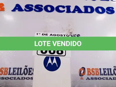 LOTE 068 - 01 APARELHO DE TELEFONE MOTO XT 1092 2ª GERAÇÃO BLACK. (NO ESTADO, LEILÃO NÃO TEM GARANTIA E NEM DEVOLUÇÃO, SUJEITO A POSSÍVEIS AVARIAS VISÍVEIS/OCULTAS E/OU AUSÊNCIA DE COMPONENTES).