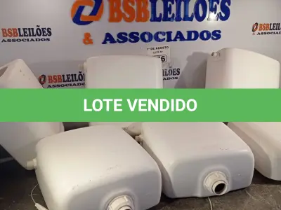 LOTE 176 - 06 CAIXAS DE DESCARGA MARCAS E MODELOS DIVERSOS. (NO ESTADO, LEILÃO NÃO TEM GARANTIA E NEM DEVOLUÇÃO, SUJEITO A POSSÍVEIS AVARIAS VISÍVEIS/OCULTAS E/OU AUSÊNCIA DE COMPONENTES).