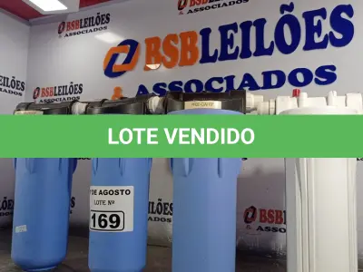 LOTE 169 - 04 FILTROS TIPO CAVALETE PARA CAIXA D’AGUA. (NO ESTADO, LEILÃO NÃO TEM GARANTIA E NEM DEVOLUÇÃO, SUJEITO A POSSÍVEIS AVARIAS VISÍVEIS/OCULTAS E/OU AUSÊNCIA DE COMPONENTES).