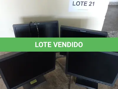 LOTE 021 - 4 MONITORES DE VÍDEO (UNIDADE: A-002 - SÃO PAULO/SP (PARQUE NOVO MUNDO)
LOCAL DE RETIRADA: RUA TUIUTI, Nº 09 - CONJUNTO PROMORAR - VILA MARIA III -            SÃO PAULO/SP - CEP: 02.168-105)
