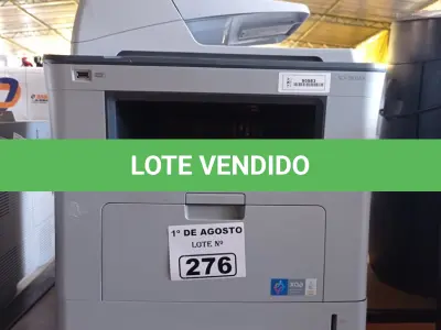 LOTE 276 - 01 IMPRESSORA MULTIFUNCIONAL MARCA SAMSUNG MODELO SCX-5835NX. (NO ESTADO, LEILÃO NÃO TEM GARANTIA E NEM DEVOLUÇÃO, SUJEITO A POSSÍVEIS AVARIAS VISÍVEIS/OCULTAS E/OU AUSÊNCIA DE COMPONENTES).
