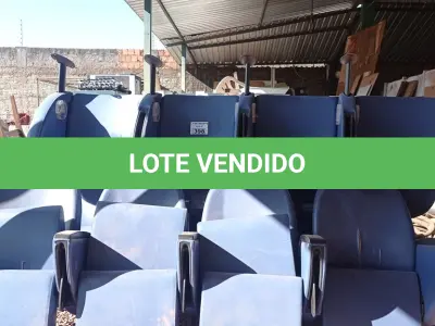 LOTE 398 - 03 LONGARINAS DE 04 LUGARES. (NO ESTADO, LEILÃO NÃO TEM GARANTIA E NEM DEVOLUÇÃO, SUJEITO A POSSÍVEIS AVARIAS VISÍVEIS/OCULTAS E/OU AUSÊNCIA DE COMPONENTES).