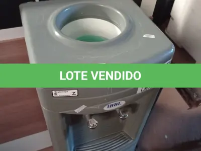 LOTE 206 - 01 BEBEDOURO PARA GARRAFÃO MARCA IBBL 127V. (NO ESTADO, LEILÃO NÃO TEM GARANTIA E NEM DEVOLUÇÃO, SUJEITO A POSSÍVEIS AVARIAS VISÍVEIS/OCULTAS E/OU AUSÊNCIA DE COMPONENTES).