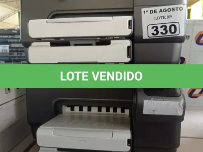 LOTE 330 - 02 IMPRESSORAS MARCAS HP MODELO INK JET 1200WN INCOMPLETAS. (NO ESTADO, LEILÃO NÃO TEM GARANTIA E NEM DEVOLUÇÃO, SUJEITO A POSSÍVEIS AVARIAS VISÍVEIS/OCULTAS E/OU AUSÊNCIA DE COMPONENTES).