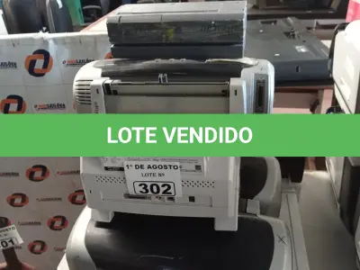 LOTE 302 - 01 LOTE COM VÁRIOS SCANER E IMPRESSORAS MARCAS E MODELOS DIVERSOS. (NO ESTADO, LEILÃO NÃO TEM GARANTIA E NEM DEVOLUÇÃO, SUJEITO A POSSÍVEIS AVARIAS VISÍVEIS/OCULTAS E/OU AUSÊNCIA DE COMPONENTES).