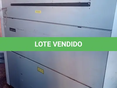 LOTE 444 - 01 SUCATA DE MAQUINÁRIO GRÁFICO. (NO ESTADO, LEILÃO NÃO TEM GARANTIA E NEM DEVOLUÇÃO, SUJEITO A POSSÍVEIS AVARIAS VISÍVEIS/OCULTAS E/OU AUSÊNCIA DE COMPONENTES).