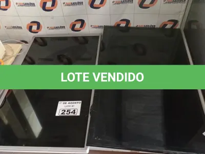 LOTE 254 - 02 TV’S MARCAS E MODELOS DIVERSOS PARA RETIRADA DE PEÇAS. (NO ESTADO, LEILÃO NÃO TEM GARANTIA E NEM DEVOLUÇÃO, SUJEITO A POSSÍVEIS AVARIAS VISÍVEIS/OCULTAS E/OU AUSÊNCIA DE COMPONENTES).