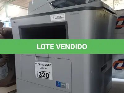 LOTE 320 - 01 IMPRESSORA MULTIFUNCIONAL MARCA SAMSUNG MODELO SCX-5835NX. (NO ESTADO, LEILÃO NÃO TEM GARANTIA E NEM DEVOLUÇÃO, SUJEITO A POSSÍVEIS AVARIAS VISÍVEIS/OCULTAS E/OU AUSÊNCIA DE COMPONENTES).