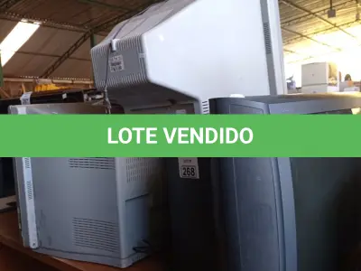 LOTE 268 - 03 TV’S DE TUBO MARCAS E MODELOS DIVERSOS. (NO ESTADO, LEILÃO NÃO TEM GARANTIA E NEM DEVOLUÇÃO, SUJEITO A POSSÍVEIS AVARIAS VISÍVEIS/OCULTAS E/OU AUSÊNCIA DE COMPONENTES).
