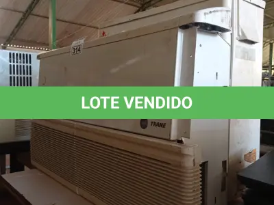 LOTE 314 - 01 CONDENSADORA MARCA HITACHI 18000BTU E 01 EVAPORADORA MARCA TRANE. (NO ESTADO, LEILÃO NÃO TEM GARANTIA E NEM DEVOLUÇÃO, SUJEITO A POSSÍVEIS AVARIAS VISÍVEIS/OCULTAS E/OU AUSÊNCIA DE COMPONENTES).