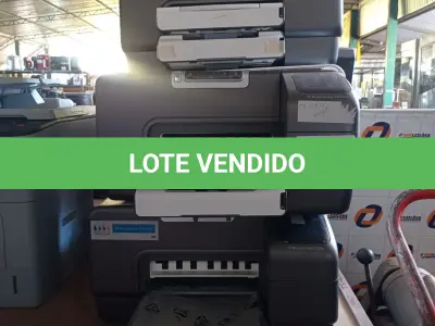 LOTE 327 - 05 IMPRESSORAS MARCAS HP MODELO INK JET 1200WN INCOMPLETAS. (NO ESTADO, LEILÃO NÃO TEM GARANTIA E NEM DEVOLUÇÃO, SUJEITO A POSSÍVEIS AVARIAS VISÍVEIS/OCULTAS E/OU AUSÊNCIA DE COMPONENTES).