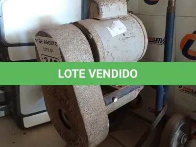 LOTE 342 - 01 DESENTUPIDOR DE ESGOTO COM MOTOR MONOFÁSICO. (NO ESTADO, LEILÃO NÃO TEM GARANTIA E NEM DEVOLUÇÃO, SUJEITO A POSSÍVEIS AVARIAS VISÍVEIS/OCULTAS E/OU AUSÊNCIA DE COMPONENTES).