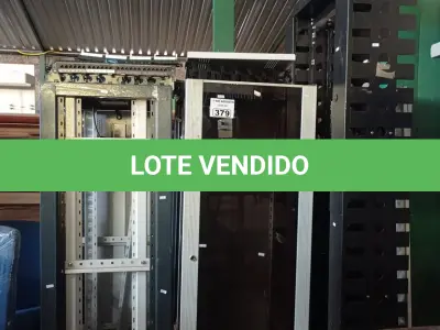 LOTE 379 - 03 RACK’S PARA EQUIPAMENTOS DE REDE MARCAS E MODELOS DIVERSOS. (NO ESTADO, LEILÃO NÃO TEM GARANTIA E NEM DEVOLUÇÃO, SUJEITO A POSSÍVEIS AVARIAS VISÍVEIS/OCULTAS E/OU AUSÊNCIA DE COMPONENTES).