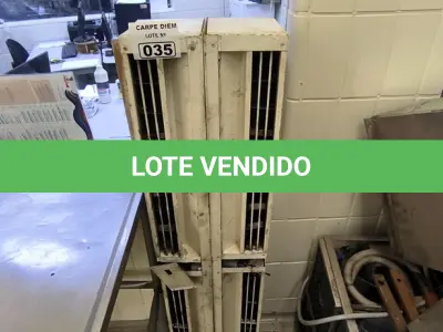 LOTE 035 - 02 CORTINAS DE AR. (NO ESTADO, NÃO SABEMOS SE FUNCIONA. LEILÃO NÃO TEM GARANTIA E NEM DEVOLUÇÃO).