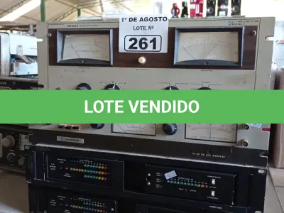 LOTE 261 - 04 EQUIPAMENTOS ELETRÔNICOS DIVERSOS. (NO ESTADO, LEILÃO NÃO TEM GARANTIA E NEM DEVOLUÇÃO, SUJEITO A POSSÍVEIS AVARIAS VISÍVEIS/OCULTAS E/OU AUSÊNCIA DE COMPONENTES).