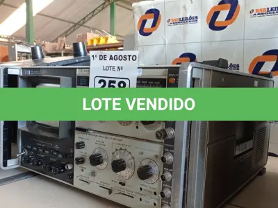LOTE 258 - 01 ANALISADOR DE ESPECTRO. (NO ESTADO, LEILÃO NÃO TEM GARANTIA E NEM DEVOLUÇÃO, SUJEITO A POSSÍVEIS AVARIAS VISÍVEIS/OCULTAS E/OU AUSÊNCIA DE COMPONENTES).